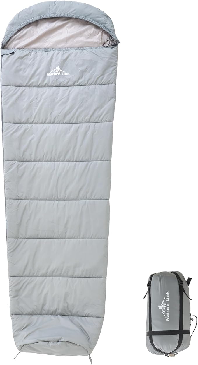 Lightweight Mummy Sleeping Bag 2.87lbs Backpacking Sleeping Bag 42℉-55℉ Nylon Shell and Lining Compact Ultralight Sleeping Bag for Backpacking Camping Hiking