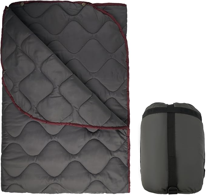 LOOGU Camo Blanket Waterproof Insulation Poncho Liner for Outdoor Camping Hiking Hunting Survival Backpacking Picnicking
