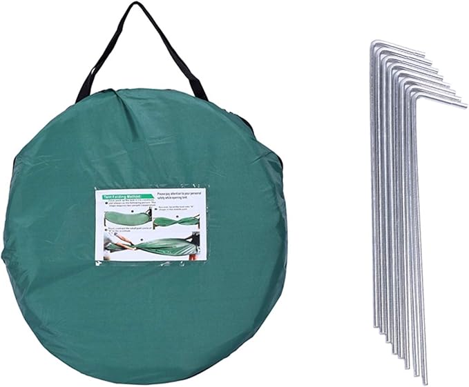 Outvita Pop Up Shower Tent Instant Privacy Camping Changing &amp Toilet Tent 6.23FT Portable Outdoor Shelter for Hiking Fishing Picnic Beach with Carring Bag 4 Stakes