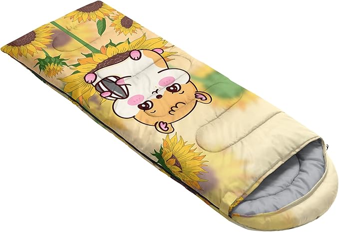 QOOMO Camping Sleeping Bags3 Season Warm &amp Cool WeatherLightweightWaterproof Sleeping Bags for Adults &amp KidsTravelingand OutdoorsCamping Gear Equipment
