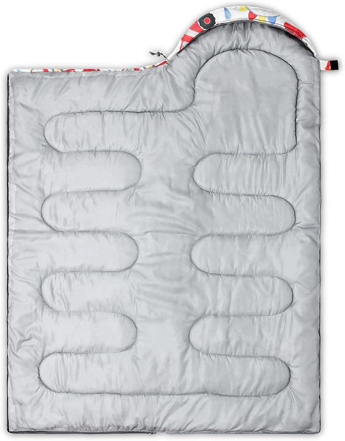 QOOMO Camping Sleeping Bags3 Season Warm &amp Cool WeatherLightweightWaterproof Sleeping Bags for Adults &amp KidsTravelingand OutdoorsCamping Gear Equipment