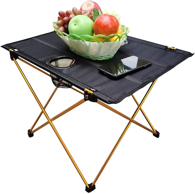 Folding Portable Outdoor Tables Aluminum Alloy Camping Table Camping Barbecue Picnic Portable Folding Table (Color : D Size : As Shown) (E As Shown)