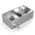 Marada Maple Syrup Evaporator Pan with Dual Interface Steam Table Pan304 Stainless Jam Food Chafing for Home Outdoor Cooking (30L x 16W x 9.5H)