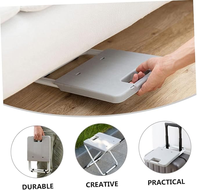 1pc Foldable Portable Stool Lightweight - Chair for Camping Fishing Outdoor Use Material Compact Design for Easy Carrying