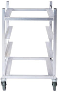 Channel GRR-83 Glass/Oval Tray Rack Glass Rack 24W x 22D x 36H Aluminum Construction 8 Angle Spacing