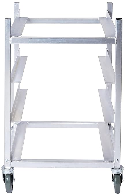 Channel GRR-83 Glass/Oval Tray Rack Glass Rack 24W x 22D x 36H Aluminum Construction 8 Angle Spacing