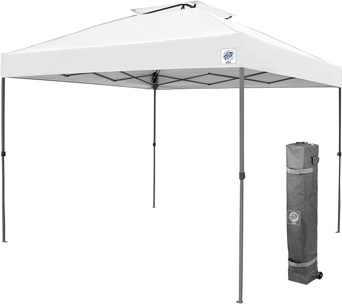 E-Z UP Patriot ONE-UP Technology Vented Shelter 10' x 10' White