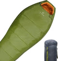 Mountainlodge 3-4 Seasons Shingle Sleeping Bag 15℉ with Inner Pocket for AdultPerfect for BackpackingTraveling and HikingIncluding Free Compression Stuff Sack.