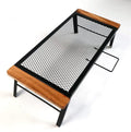 Outdoor Folding Barbecue Table Iron Net Table Anti-scalding Design for Camping Hiking Beach Backyards BBQ Party BBQ Table