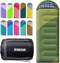 Camping Sleeping Bag 32℉ Sleeping Bags for Adults Kids Teens Cold Weather Warm Sleeping Bag Winter for 3-4 Season Camping Camping Gear Equipment Traveling and Outdoors