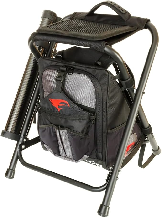 Elevation Black Nest Shooters Stool and Backpack