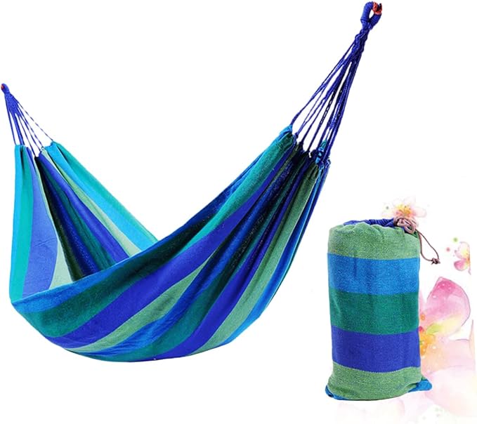 Hammock Tree Straps Included Fashion Canvas Hammocks for People Outdoor Camping Swing Bed Bag