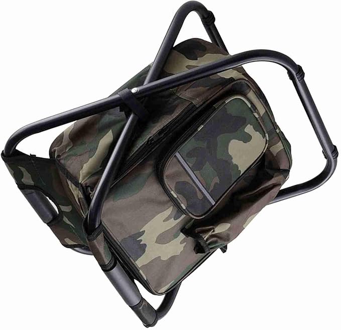 Brrnoo Backpack Chair Backpack Chairs for Adults Fishing Portable Stool Chair Outdoor Camping with Bag for Fishing Camping Outdoor Events Picnics or Beach (#3)