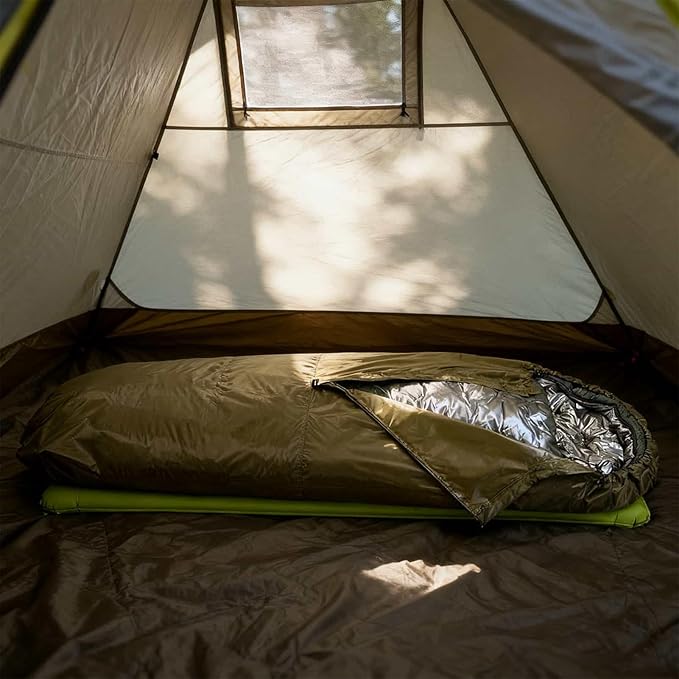 Sleeping Bag Sack Thermal Sleeping Bag Cover 220x80cm Outdoor Bedding Storage Durable Nylon Material with Water-Resistant Finish Backpacking Camping Gear Winter Hiking Survival Use for Adventure