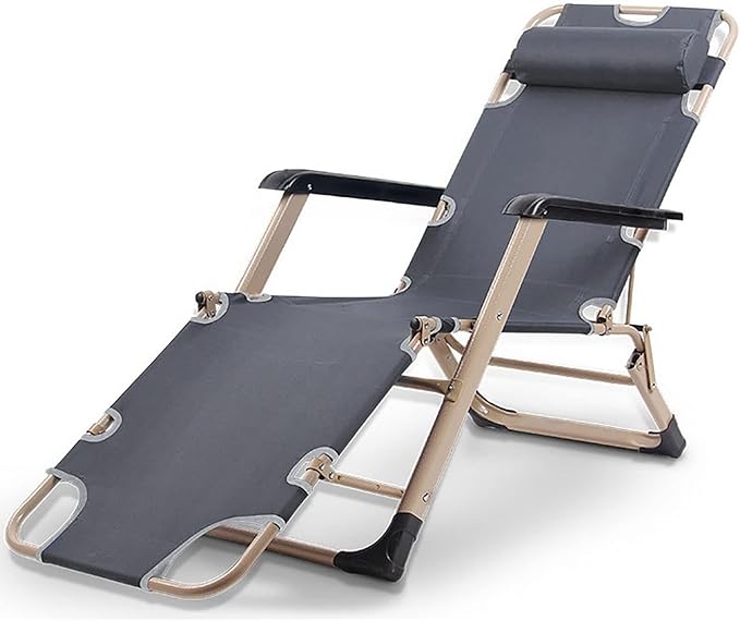 Oversized Padded Zero Gravity Chair – Folding Outdoor Recliner with Three-Speed Adjustment Super Load-Bearing Breathable Oxford Fabric