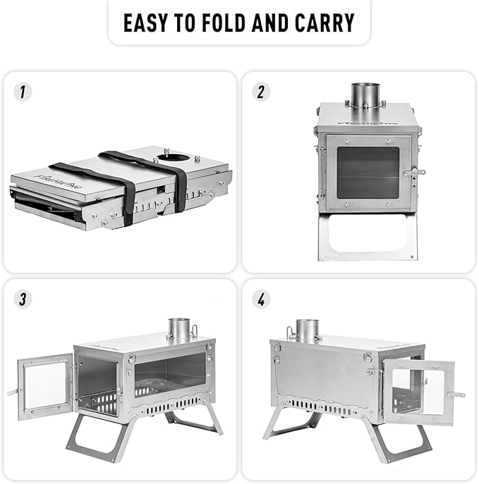 FIREHIKING Camping Hot Tent with Titanium Stove