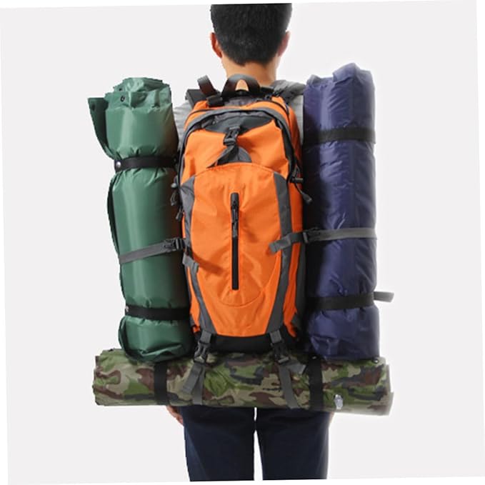 Wakauto Inflatable Camping Mat with Ergonomic Pillow Wear Resistant Sleeping Pad for Outdoor Camping and Hiking Lightweight Sleep Accessory for Backpacking and Tent Use