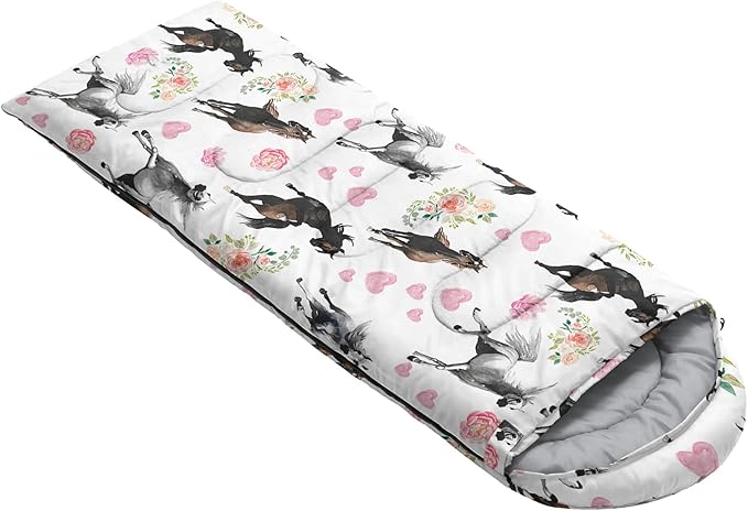 Kids Sleeping Bag for Boys Girls3D Basketball Print-Lightweight Warm Portable Outdoor Indoor-Waterproof Cold Weather Resistant Sleeping Bag for Camping Hiking