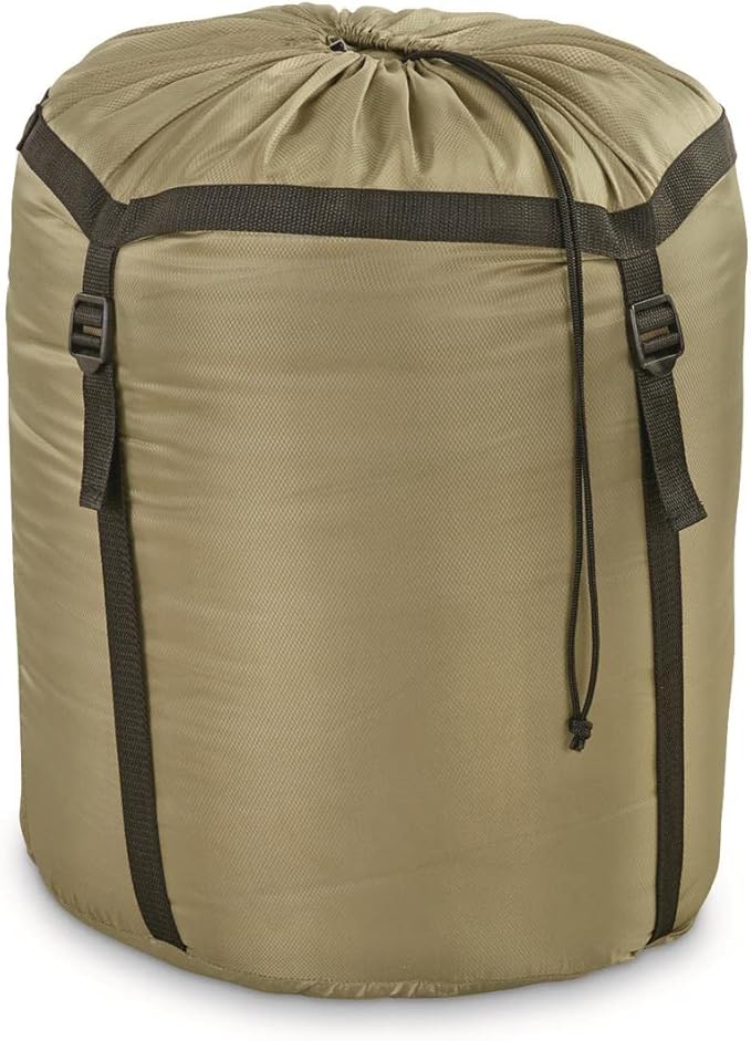 Guide Gear Fleece Lined Hooded 0-Degree Sleeping Bag for Adults and Kids Warm Winter Cold Weather Lightweight Portable for Camping Backpacking Hiking Outdoors