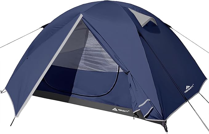 Forceatt Camping Tent 2/3/4 Person Professional Waterproof &amp Windproof Lightweight Backpacking Tent Suitable for OutdoorHikingCamping Mountaineering and Travel