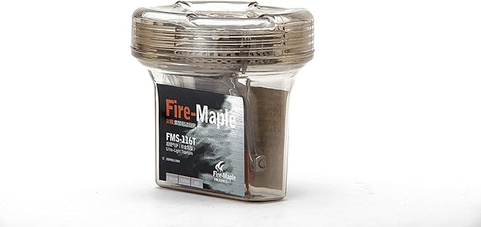 Fire-Maple FMS-116T Portable Stove Ultra Light Hiking Stove Titanium Backpacking Stove Outdoor Camping Ultralight Gear Essential for Earthquake Emergency Kit