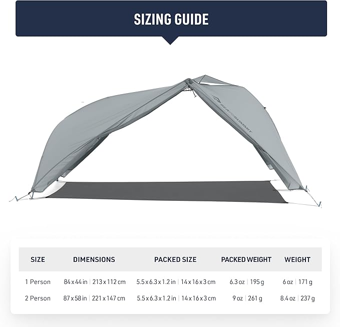 Sea to Summit Alto Lightfoot Tent Footprint 1 Person