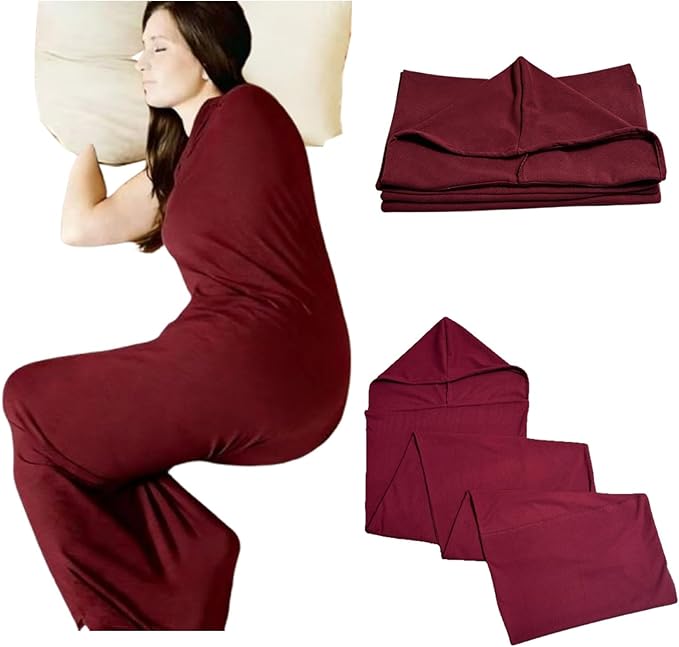 Wearable Sleep Pod Hug Blanket for Adults Portable Sleeping Bag for Stress Relief and Better Sleep Ideal Travel Companion