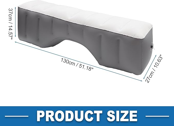Car Mattress Sleeping Mat Comfortable Rear Seat Air Bed Gap Pad for Napping Travel
