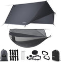 Sunyear Camping Hammock Portable Single &amp Double Hammock with Net 2 Person Hammock Tent with 2 * 10ft Straps Best for Outdoor Hiking Survival Travel