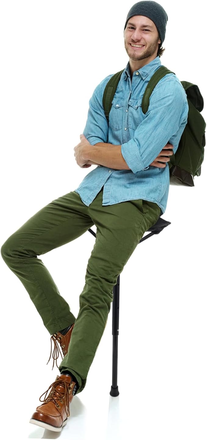 Folding Stool Chair Easy to Carry Suitable for Heights for Outdoor Activities