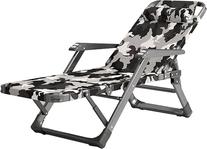Reclining Chair Gravity Chair Recliner Garden Chairs Outdoor Deck Chairs Folding Recliner Chair and Footstool Max 160kg