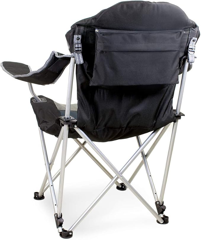 Picnic TIME Reclining Camp Chair Beach Chair for Adults Sports Chair with Carry Bag