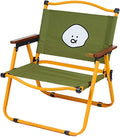 Folding Beach Chair for Adults Relax Camping Beach Chairs Foldable Armchair Lightweight Beach Chairs Supports 120 Kg for Beach Lawn ConcertGreen