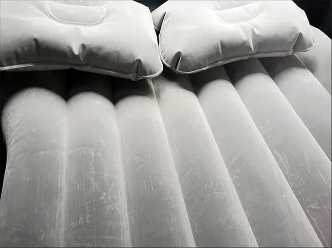 Inflatable Mattress Car Back Seat Air Cushion Camping Inflatable Cushion Flocking Wear-Resistant Material 85x45 Cm Portable Size