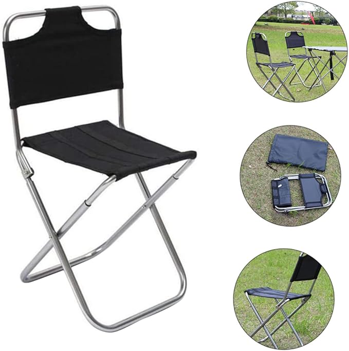 Fishing Chair Portable Stool Lawn Chair Camping Essentials Construction Folding for Travel