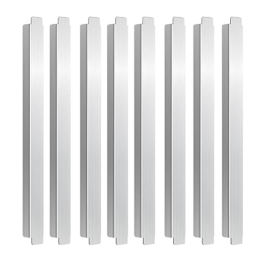 Table Adapter Bar - 8 Pieces Stainless Steel Hotel Pan Cooler Divider Food Service Accessories Long Rods Full Size Chef Vendors Dining | Staff Cooler Buffet Banquet Food Service Accessories