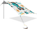 Beach Tent Sun Shelter Dinosaurs Drive in Summer Lightweight &amp Easy Setup Beach Shade Canopy for Camping Fishing
