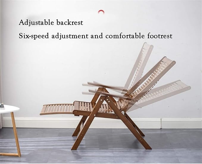 Wooden Beach ChairPortable Camping Foldable ChairZero Gravity Lounge Chairfor Outdoor Garden Patio LawnStyle-6