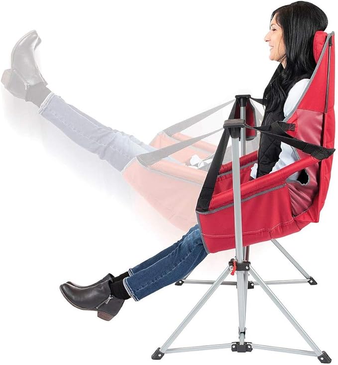 Member's Mark Swing Chair Lounger (Jester Red) 37.8 In x 27.2 In x 44.1 In
