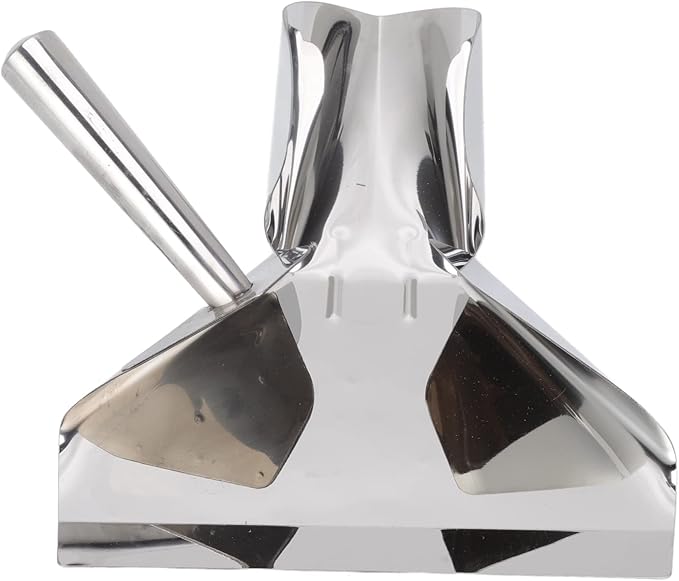 French Fries Shovel Rustproof Stainless Steel Food Scooper Popcorn French Fry Bagger Multipurpose Speed Scoop for Cinemas Buffets Carnivals Commercial Use