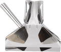 French Fries Shovel Rustproof Stainless Steel Food Scooper Popcorn French Fry Bagger Multipurpose Speed Scoop for Cinemas Buffets Carnivals Commercial Use