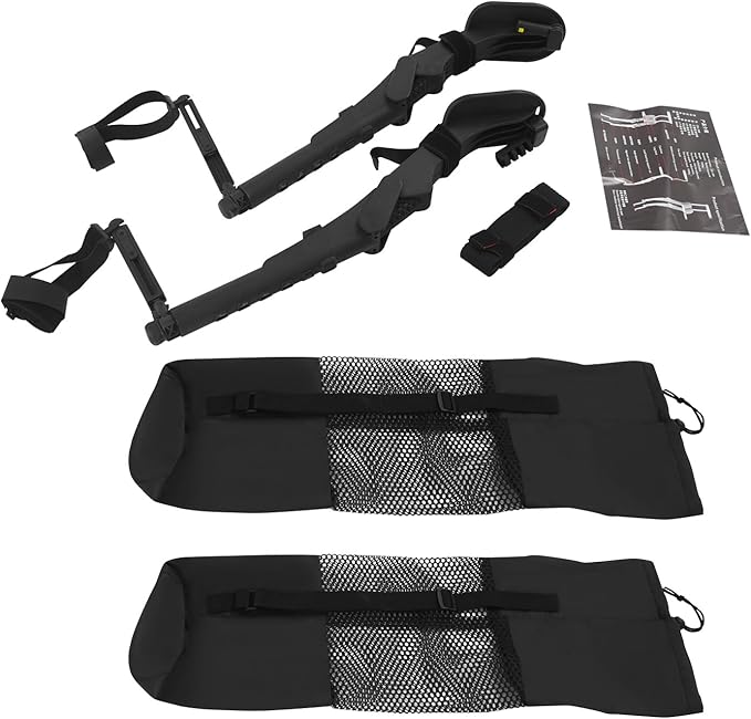 Adjustable Wearable Chair Invisible Seat Lightweight Wearable Exoskeleton Seats with Shoulder Bag and Seat Straps Wearable Stool for People Who are 4.59-6.89ft Tall