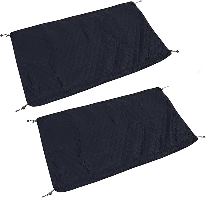 Camping Blanket 2 Pack | Tough Nylon &amp Polyester | Multifunctional Outdoor Blanket for Camping/Hiking/Indoor Use | Portable Travel Throw 31.5x55.1 Inch