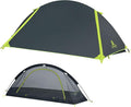 1 Person Backpacking Tent for Camping – Waterproof Windproof Camping Tents Lightweight Single Pole Tent for Motorcycle Hiking Bicycle Outdoor