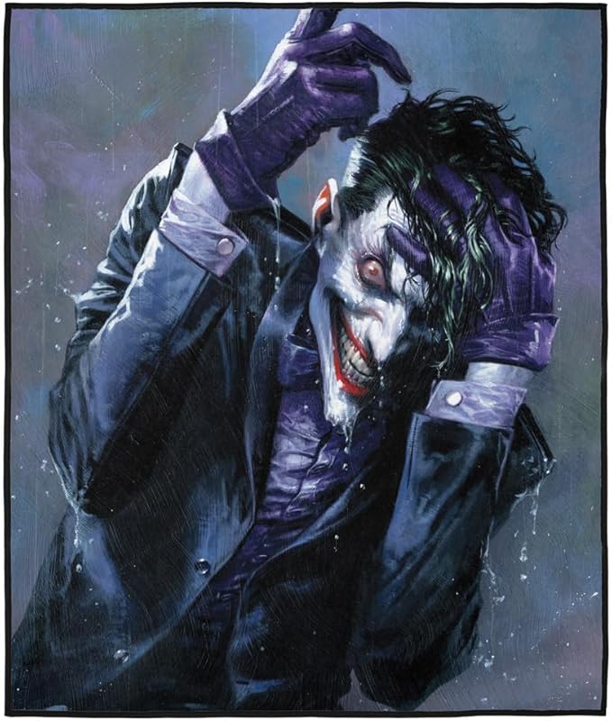 LOGOVISION Batman Joker Madness Outdoor Blanket for Picnic Beach Camping Park Tailgate 50x60