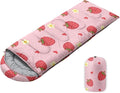 Sleeping Bags for Adults Youth Kids3D Printing Camping Sleeping Bag for Girls Boys Lightweight Waterproof Cold/Warm Weather Sleeping Bag for 3 Seasons