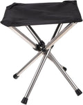Kisangel Leisure Fishing Chair Telescopic Camping Stool Outdoor Folding Stool for Hiking