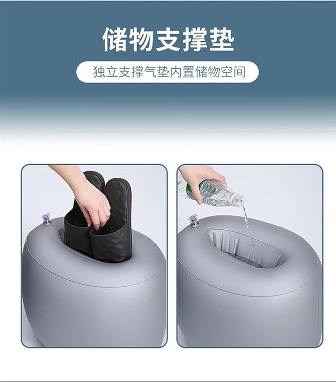 Car Inflatable Mattress SUV Camping Inflatable Bed Car Rear Air Cushion Bed Anti-Leakage Car Bed Foldable Car Mattress (Five)