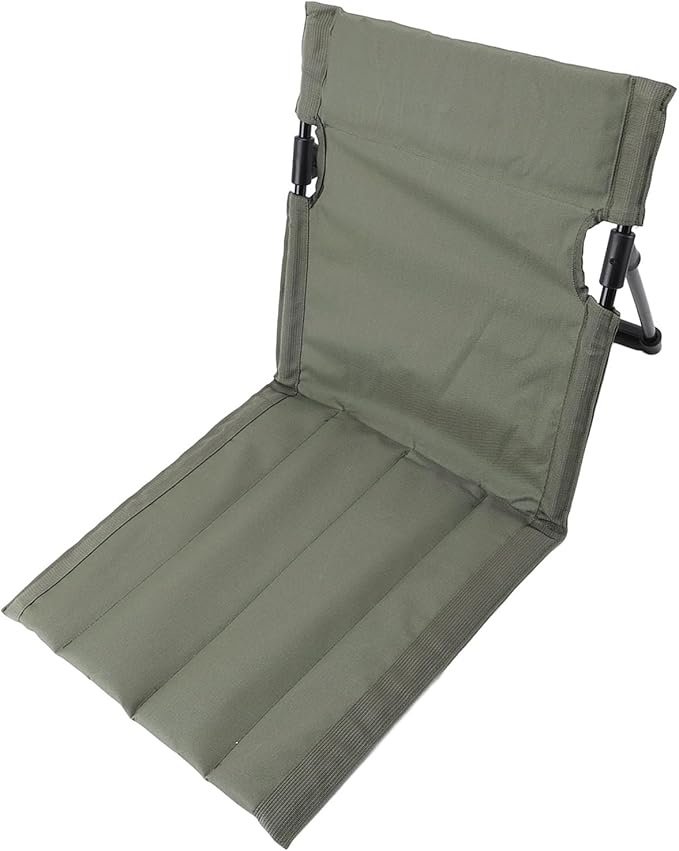 Camping Backrest Cushion Camping Folding Chair Cushion Backrest Casual Stylish Aluminium Alloy Folding Beach Chair for Outdoor Picnic (Dark Green)