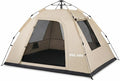 Golabs CT3 2 Person Instant Camping Tent 1-Minute Setup by Pre-Attached Pole 4 Side Mesh &amp Door Ventilation Lightweight 4.8lbs Portable Design with Carry Bag Inner Storage Pockets &amp Hooks